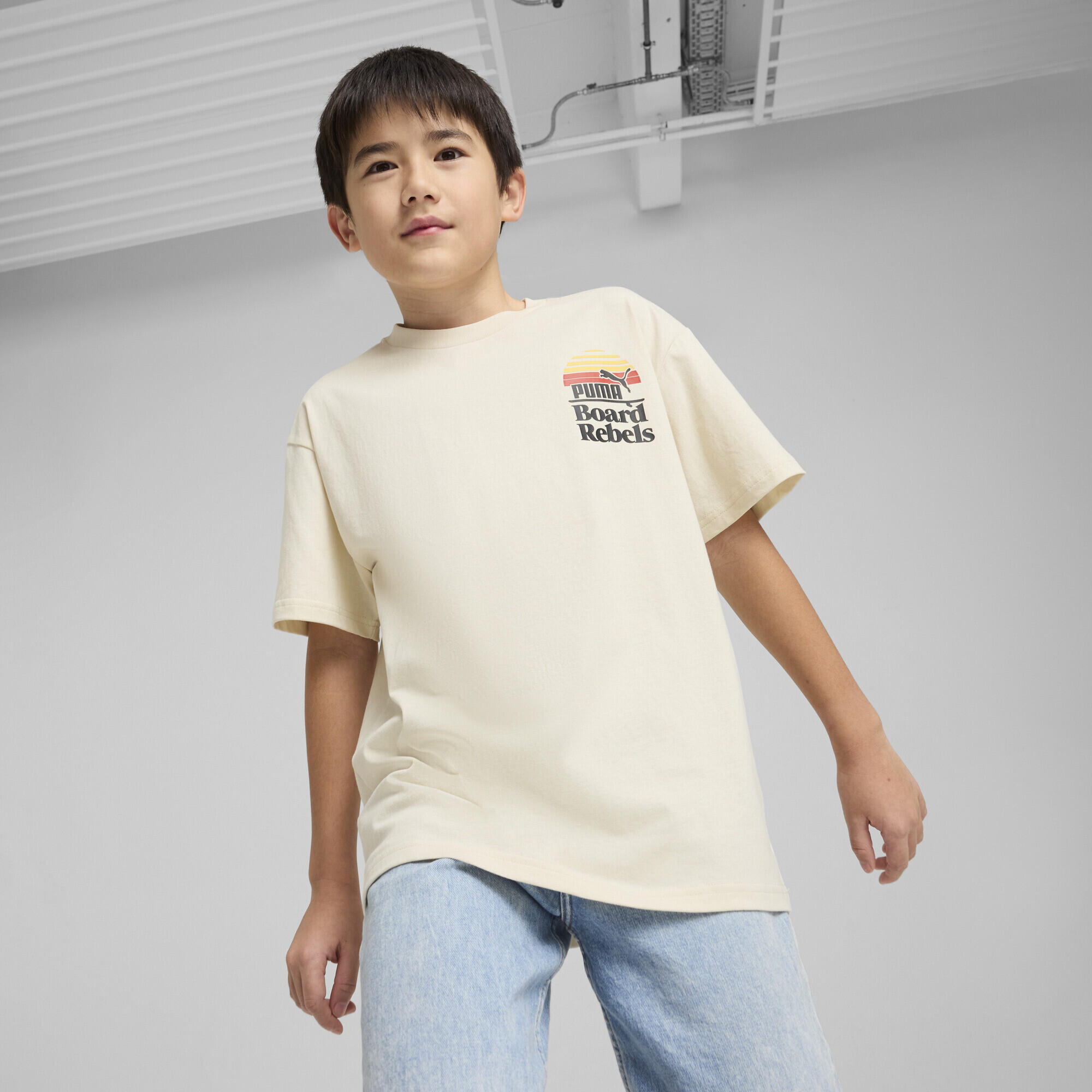 T-shirt grafica Mid 90s per ragazzi PUMA Alpine Snow White 2/7