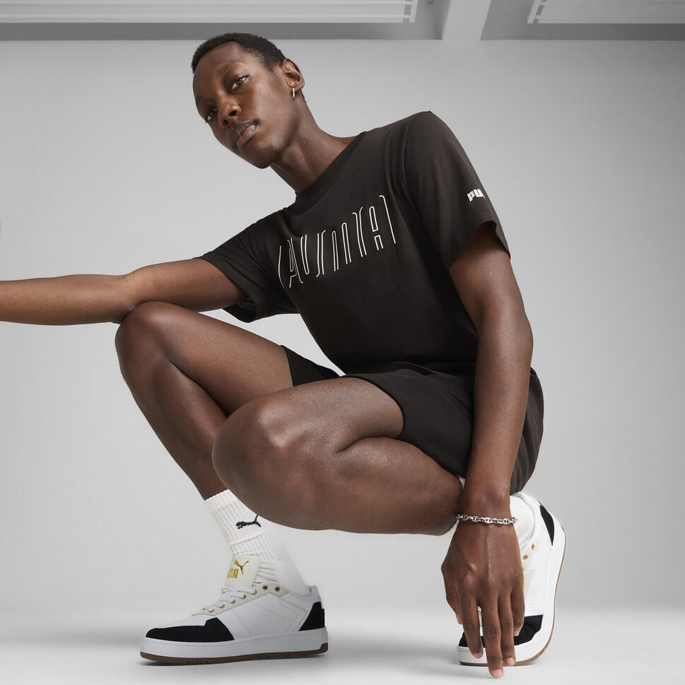 Męska koszulka z grafiką PUMA Sport PUMA Black