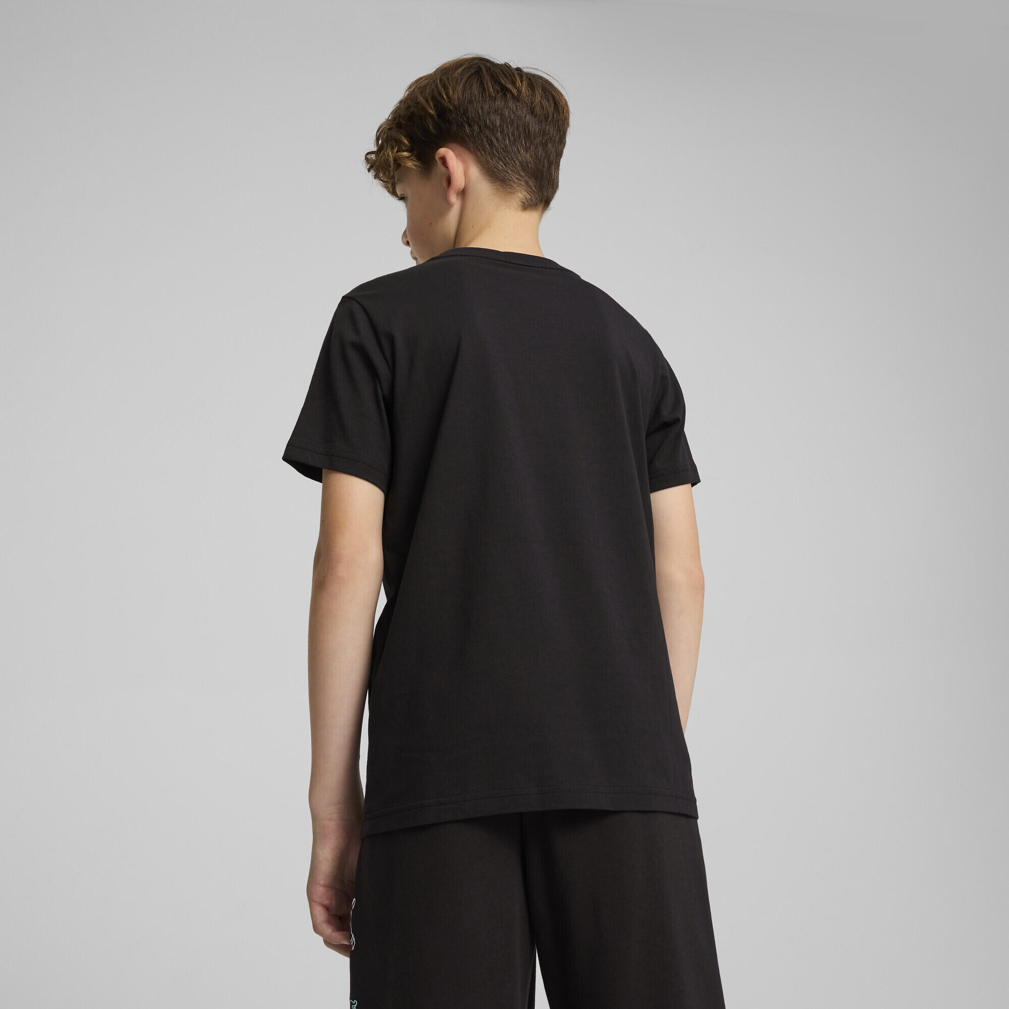 T-shirt con logo Essentials+ Lab per ragazzi PUMA Black 3/7