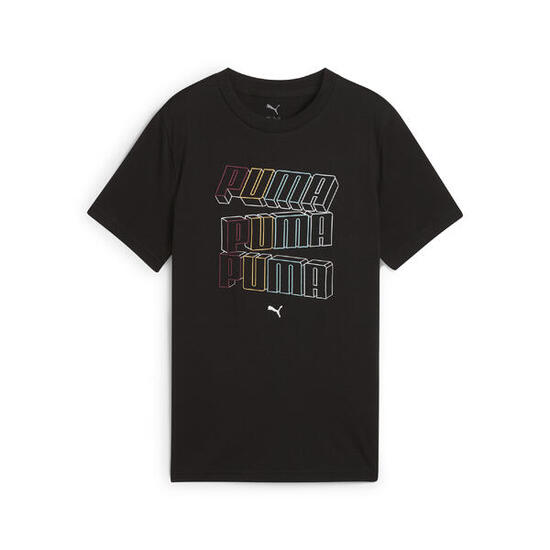 T-shirt à logo Lab Essentials Enfant et Adolescent PUMA Black