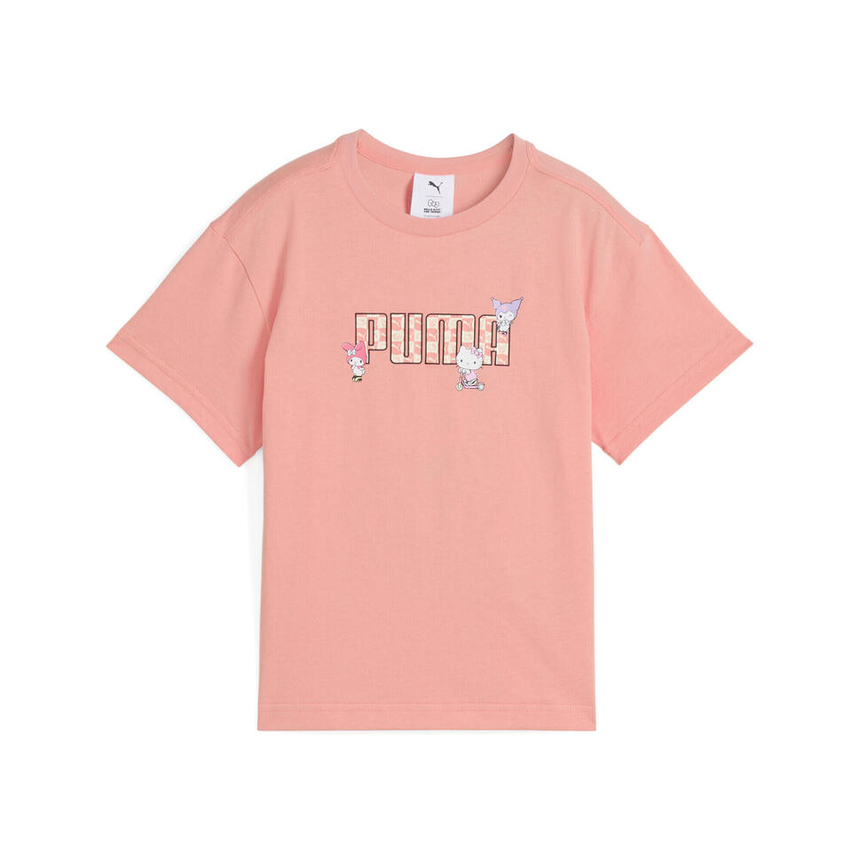 Dziecięca luźna koszulka PUMA x HELLO KITTY AND FRIENDS z grafiką PUMA
