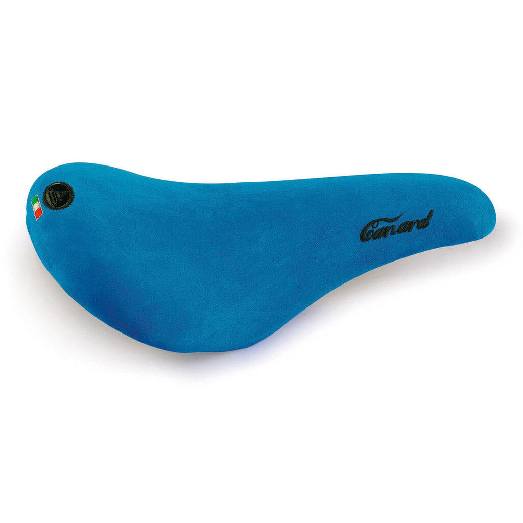 Selle Monte Grappa Monte Grappa Bicycle Saddle — Canard Leather, Blue.