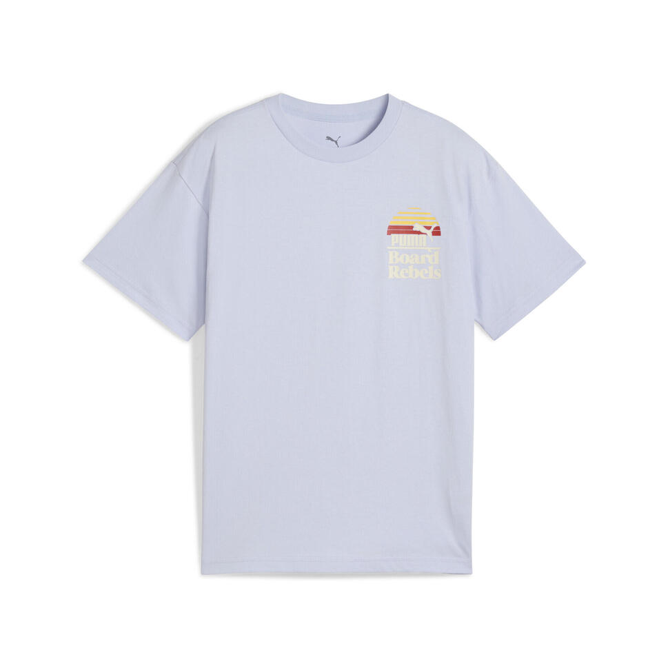 Młodzieżowa koszulka Mid 90s z grafiką PUMA Cool Weather Blue