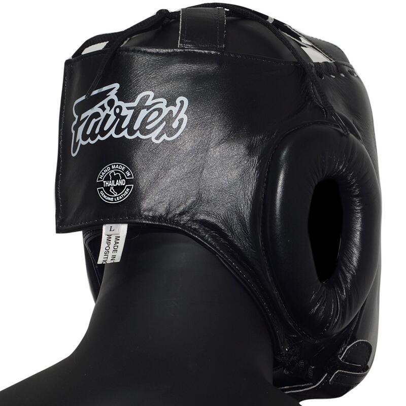 Kask Bokserski Fairtex HG4 z Ochroną Nosa Czarny XL