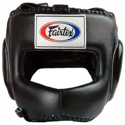 Kask Bokserski Fairtex HG4 z Ochroną Nosa Czarny XL