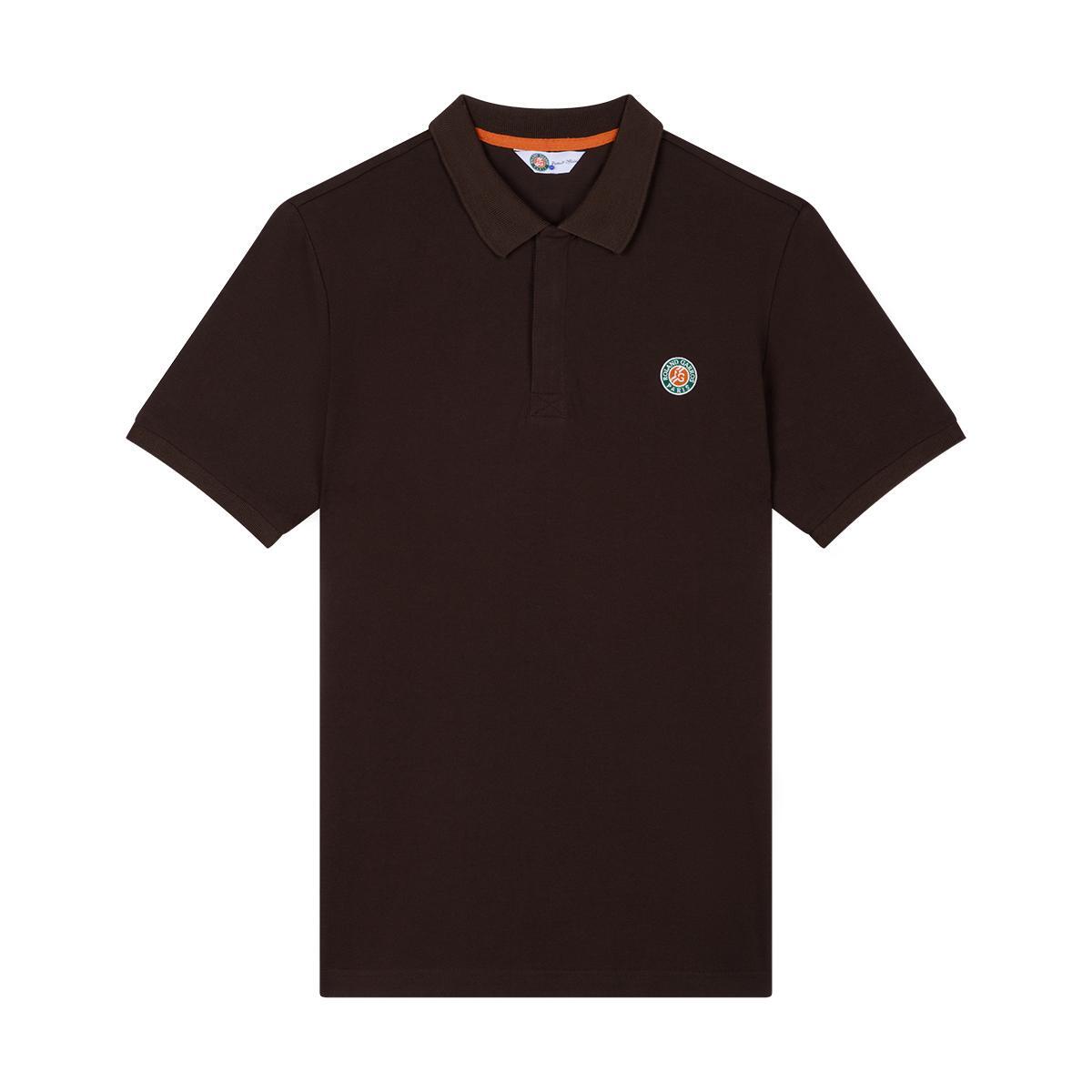 Polo Basique Homme Roland-Garros - Chocolat 5/5