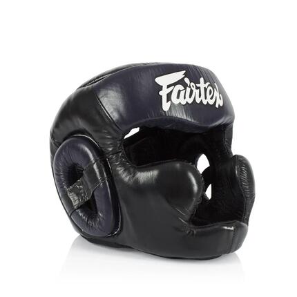 Casque de Boxe Fairtex HG13 avec Protection du Nez Noir/Noir