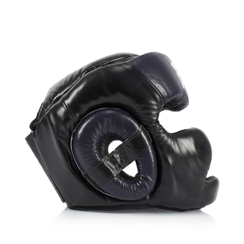 Kask Bokserski Fairtex HG13 Czarny/Niebieski L