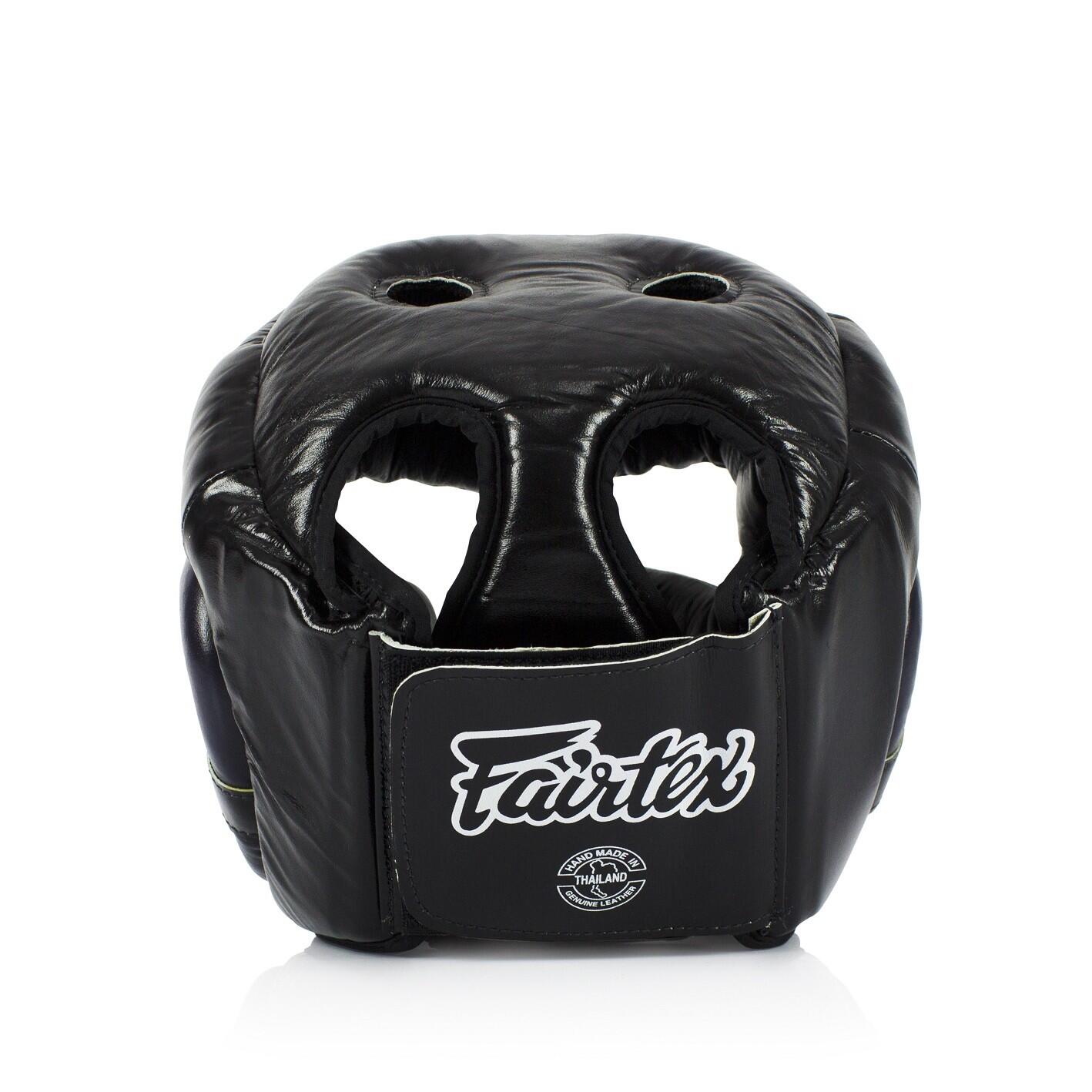 Kask Bokserski Fairtex HG13 Czarny/Niebieski M 4/5