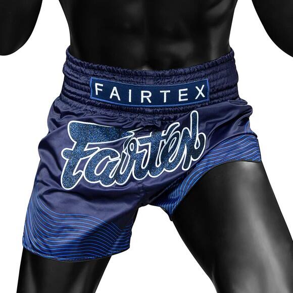 Spodenki Muay Thai Fairtex Blue Ocean BS1930 Niebieskie L 3/6