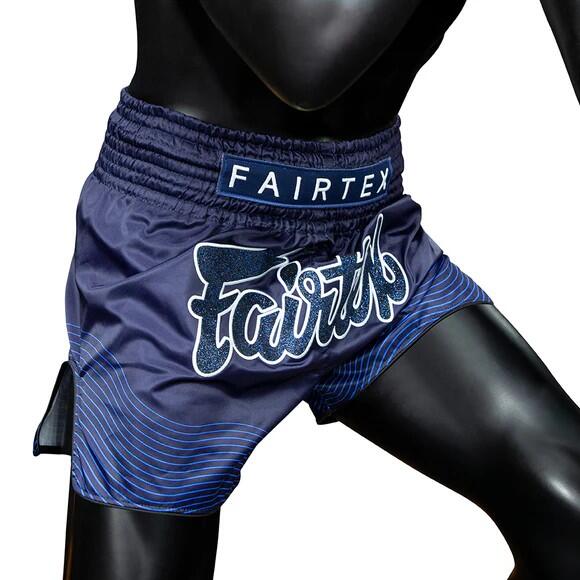 Spodenki Muay Thai Fairtex Blue Ocean BS1930 Niebieskie L 4/6