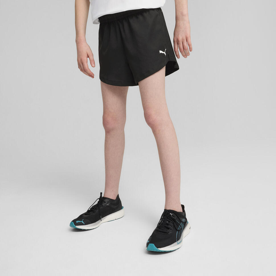 Młodzieżowe tkane szorty Train All Day ESS PUMA Black