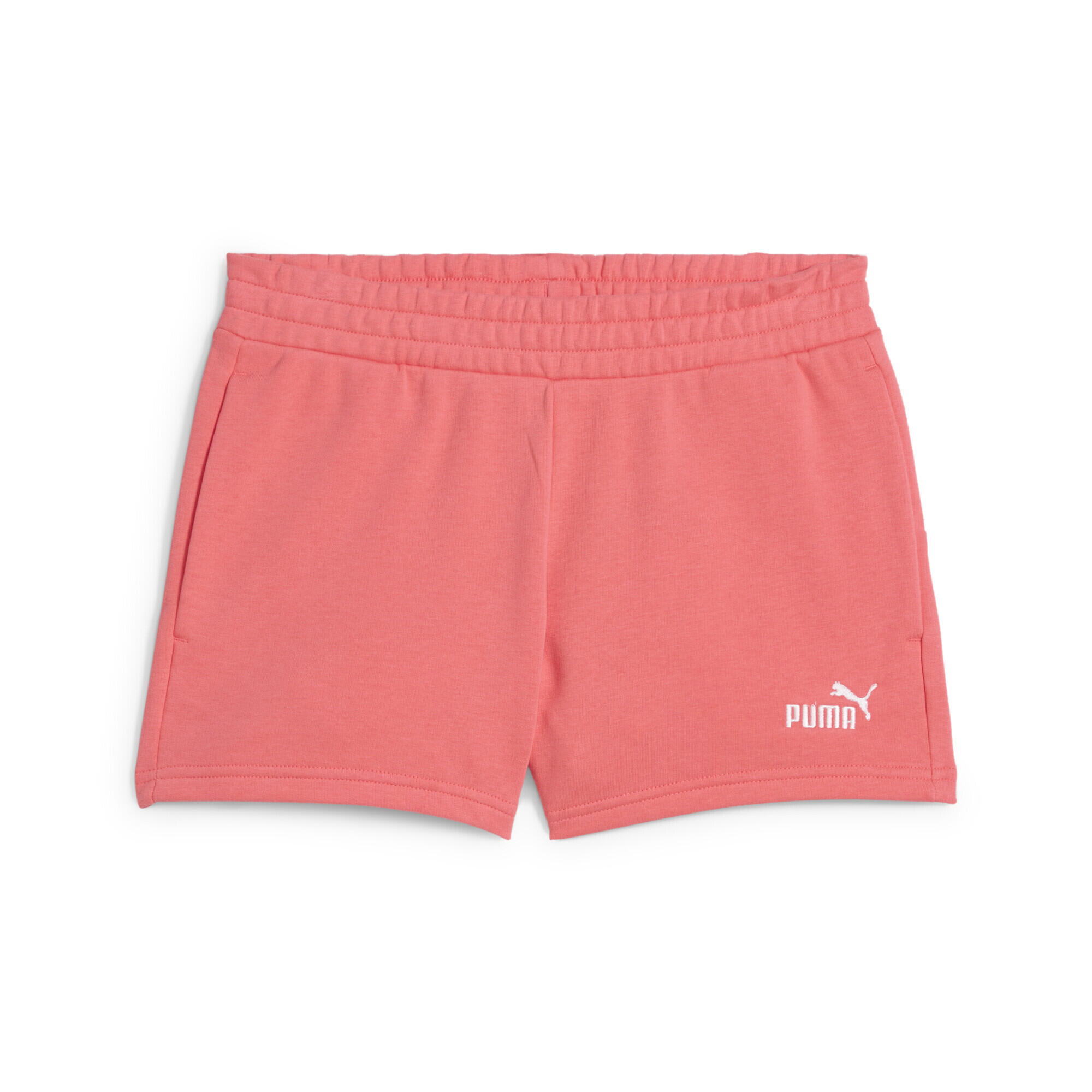 Puma - Short 4'' À Petit Logo n° 1 Logo Ess Femme Puma Peach Frost Red - Short - Rouge - S - Decathlon