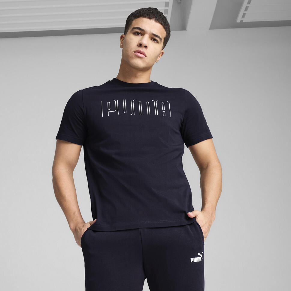 Męska koszulka z grafiką PUMA Sport PUMA New Navy Blue