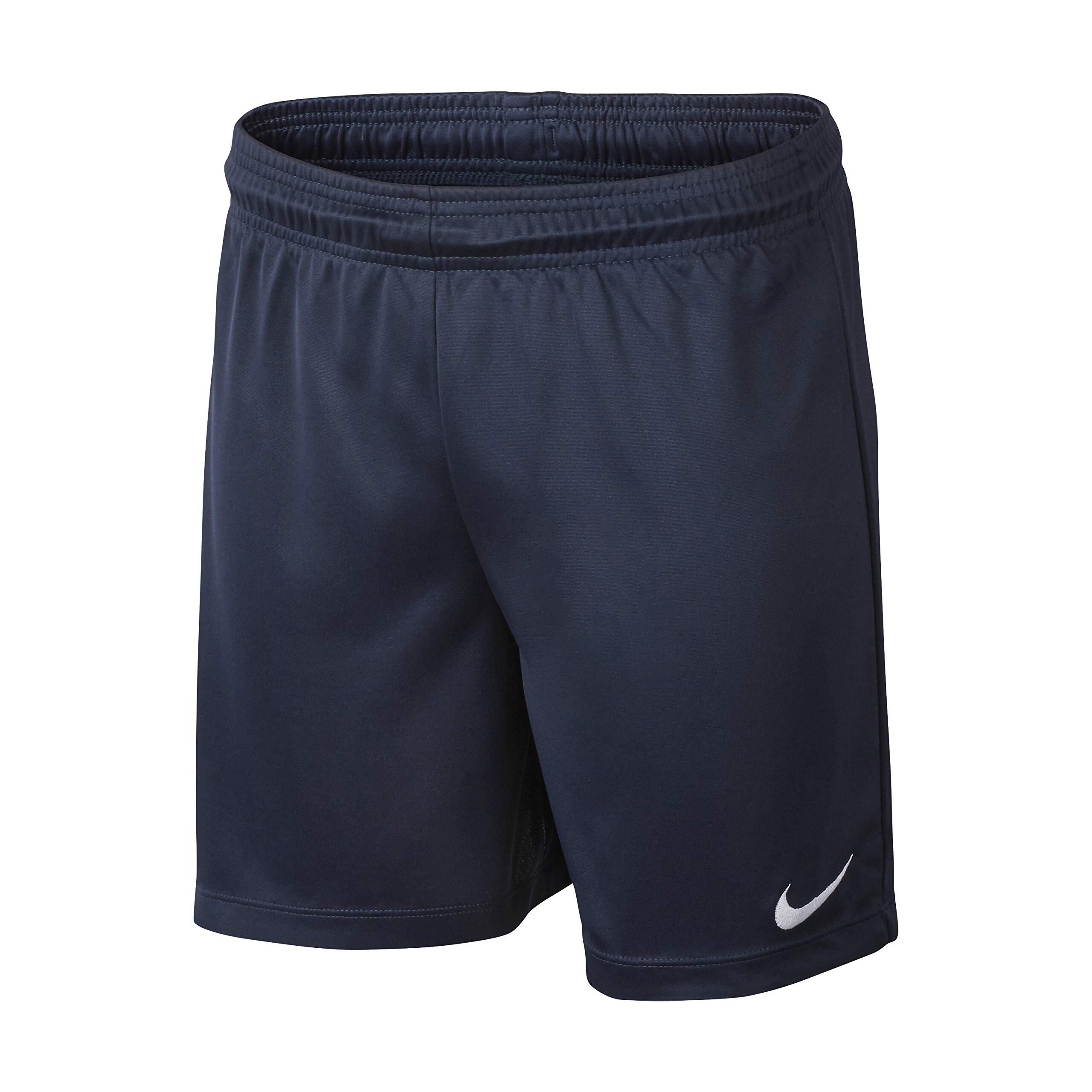 NIKE Pantaloncini Nike Park II Knit per Bambini, Blu (Midnight Navy / Bianco), S