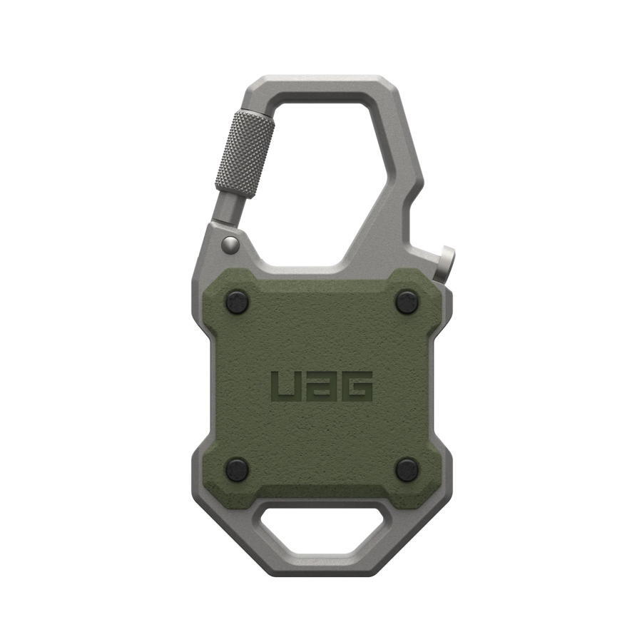 Capa para airtag uag monarch verde azeitona/cinza