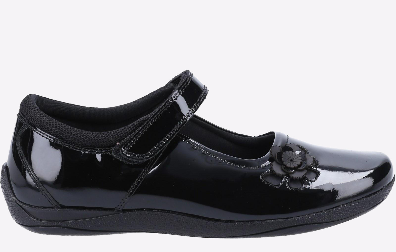 Hush Puppies Jessica Patent Leather Senior Girls School Shoes 1/5