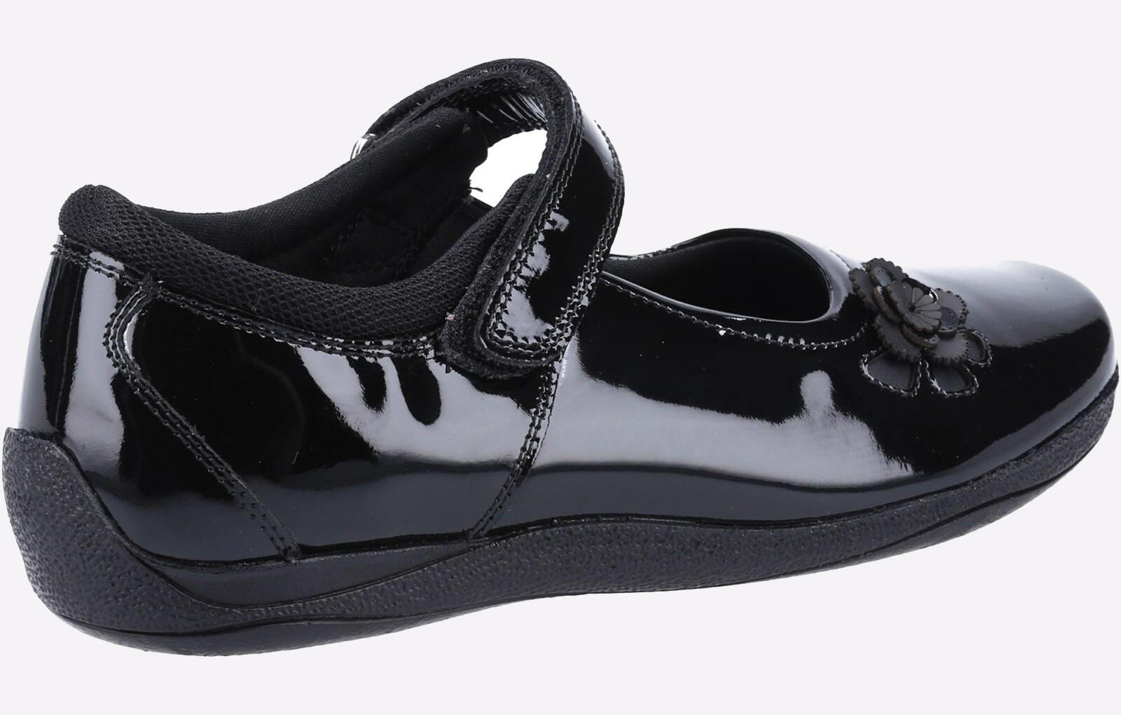 Hush Puppies Jessica Patent Leather Senior Girls School Shoes 3/5