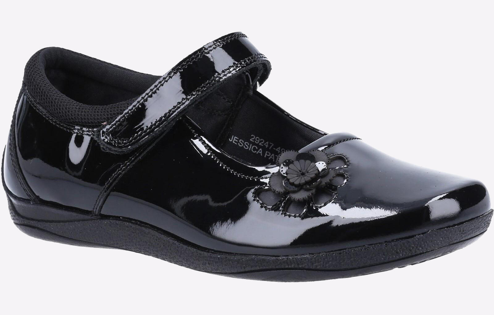 Hush Puppies Jessica Patent Leather Senior Girls School Shoes 2/5