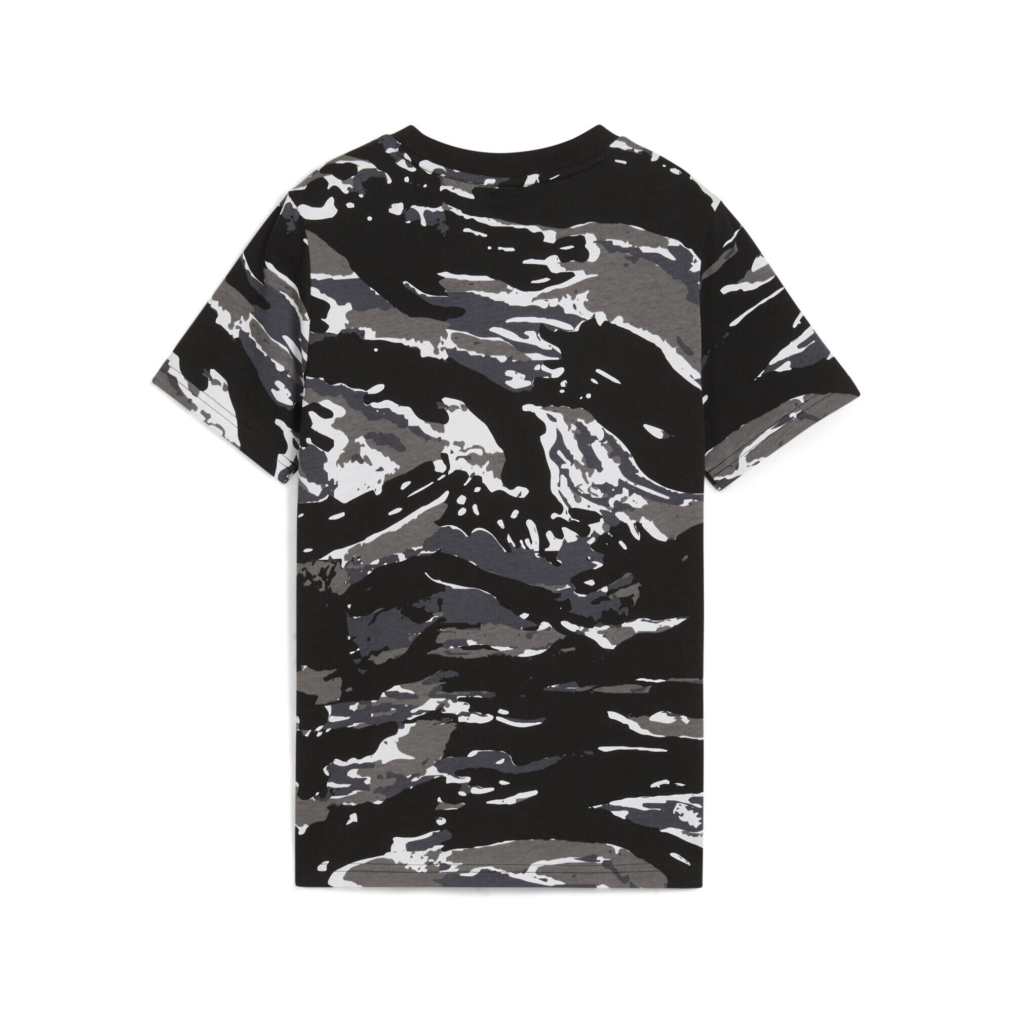 Młodzieżowa koszulka Essentials Camo PUMA Black 6/7