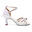 SAPATOS DE DANÇA BURTAN HAVANA PARA SALÃO DE BAILE SALSA BRANCO 7 CM