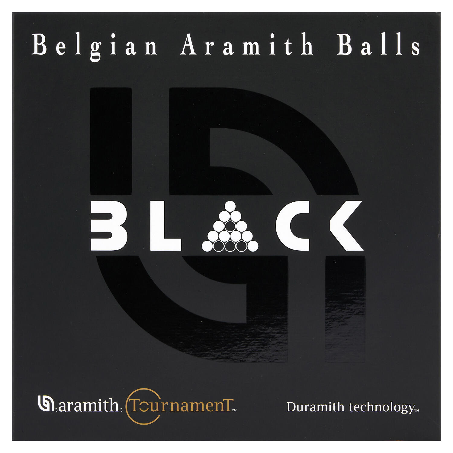 Palle da biliardo Set di palle da biliardo Black Tournament Billard 4/6