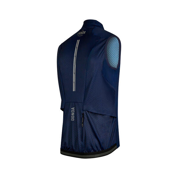 Principal Gilet -  Womens Cycling Gilet - Navy 3/4