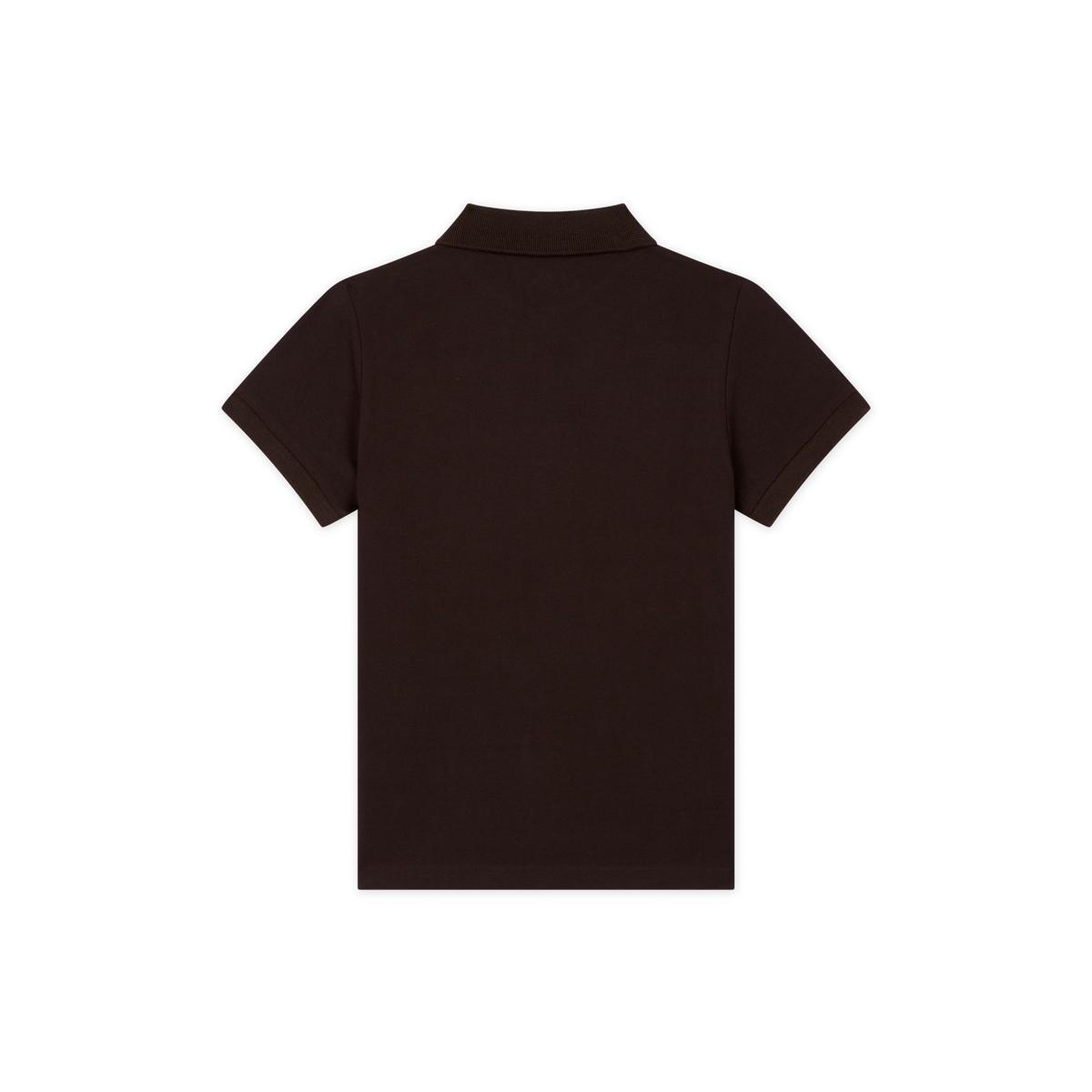 Polo Basique garçon Roland-Garros - Chocolat 2/2