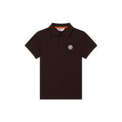 Polo Basique garçon Roland-Garros - Chocolat