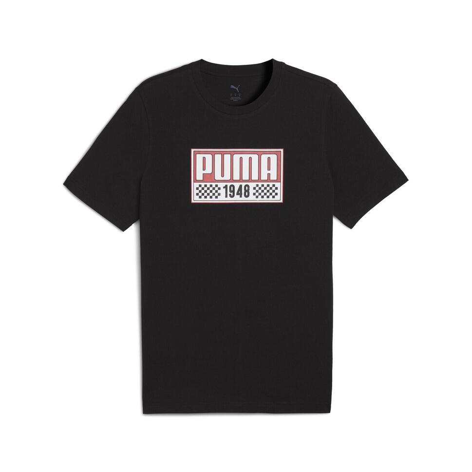 Męska koszulka Graphics Moto Sport PUMA Black
