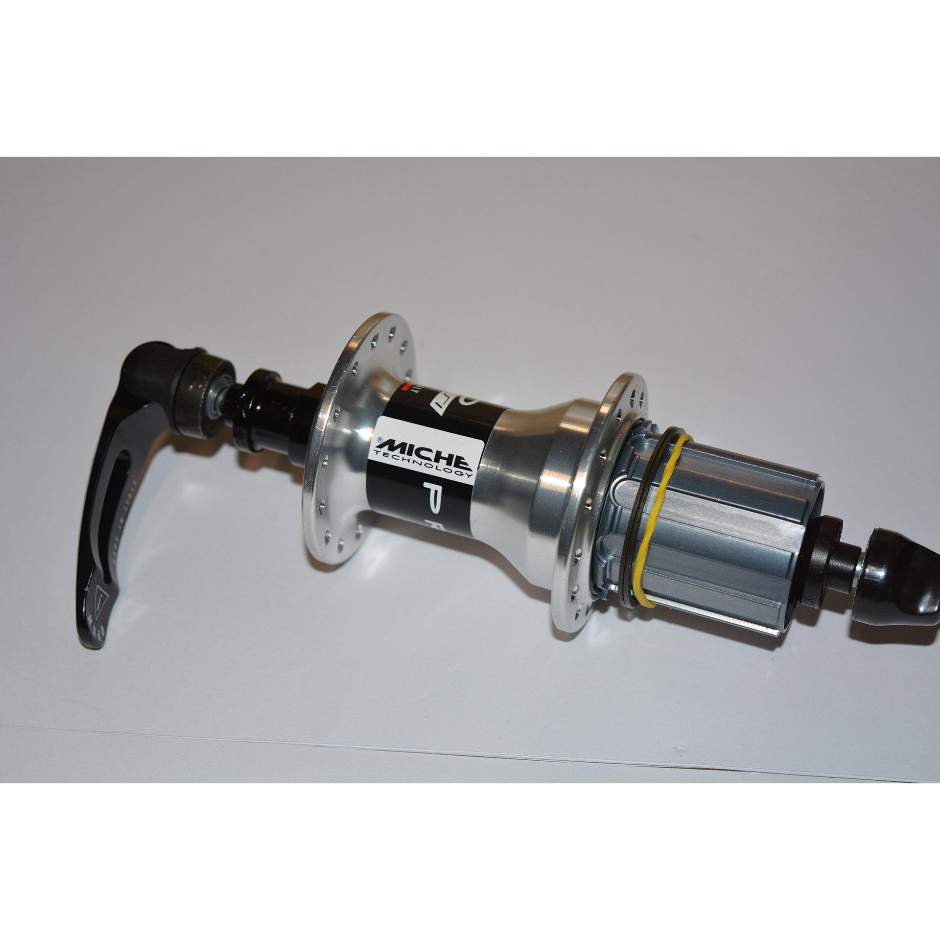 MICHE Miche Primato 28 GTS mozzo posteriore 9/10/11v argento.