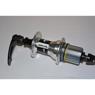 Miche achternaaf primato 28 gts shimano 9v 10v 11v zilver