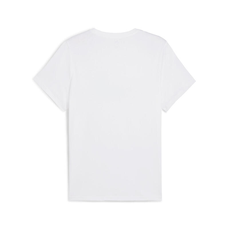 Damska koszulka z logo ESS No. 1 PUMA White Spring Fern Green
