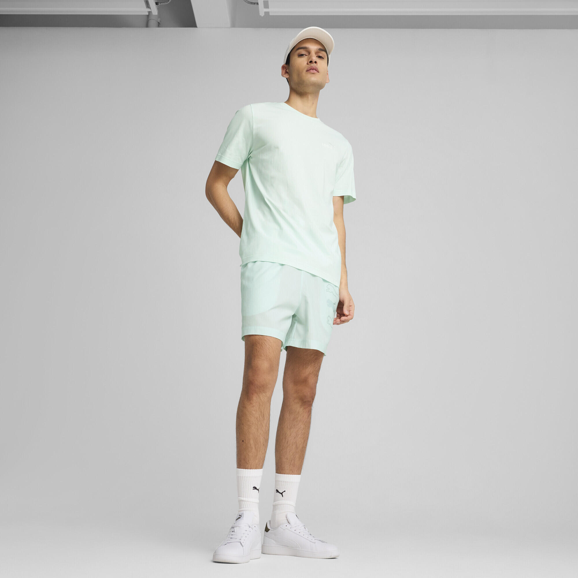 T-shirt à petit logo N° 1 Essentials Homme PUMA Peaceful Blue 4/7