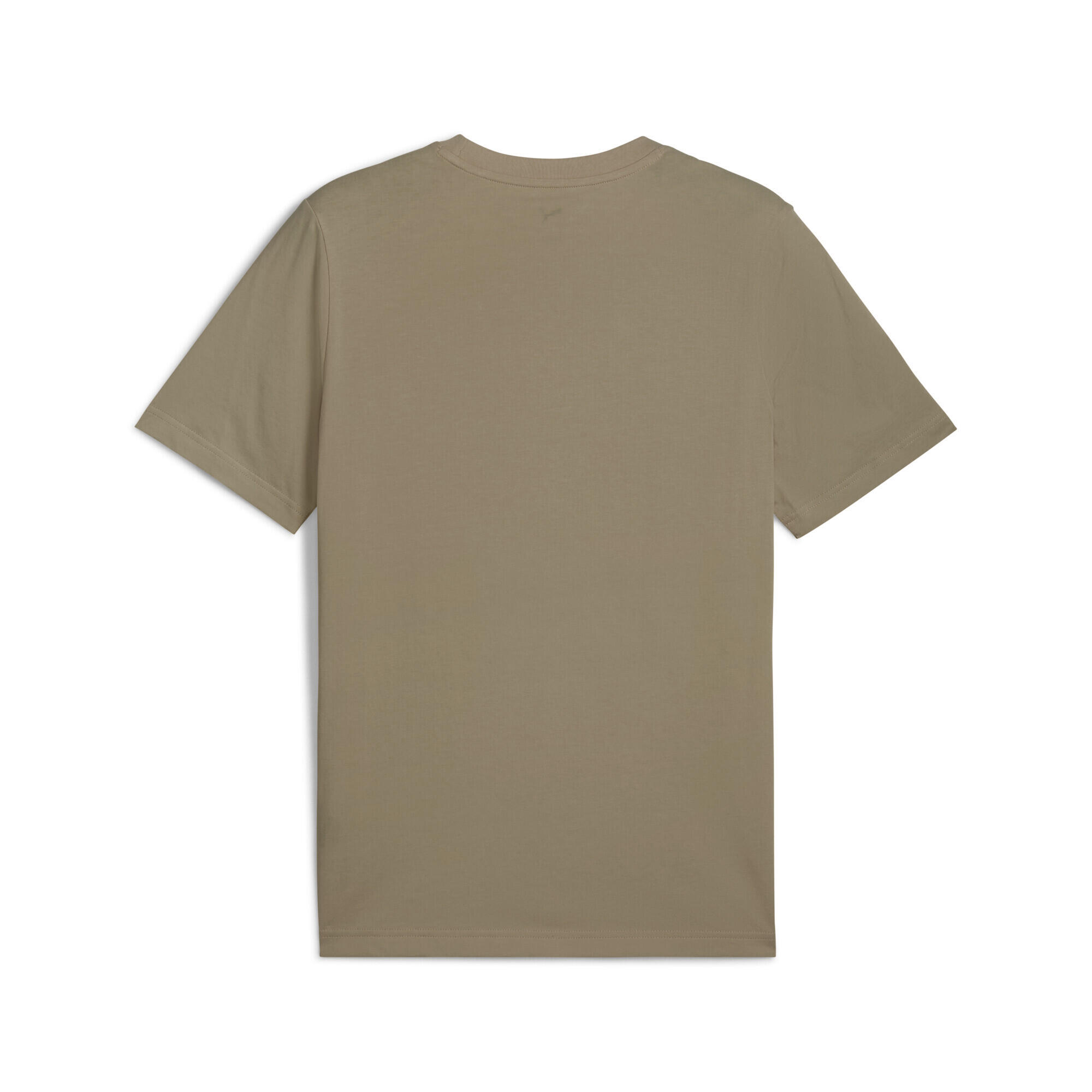 T-shirt Essentials con logo piccolo N. 1 da uomo PUMA Velvet Moss Brown 5/7