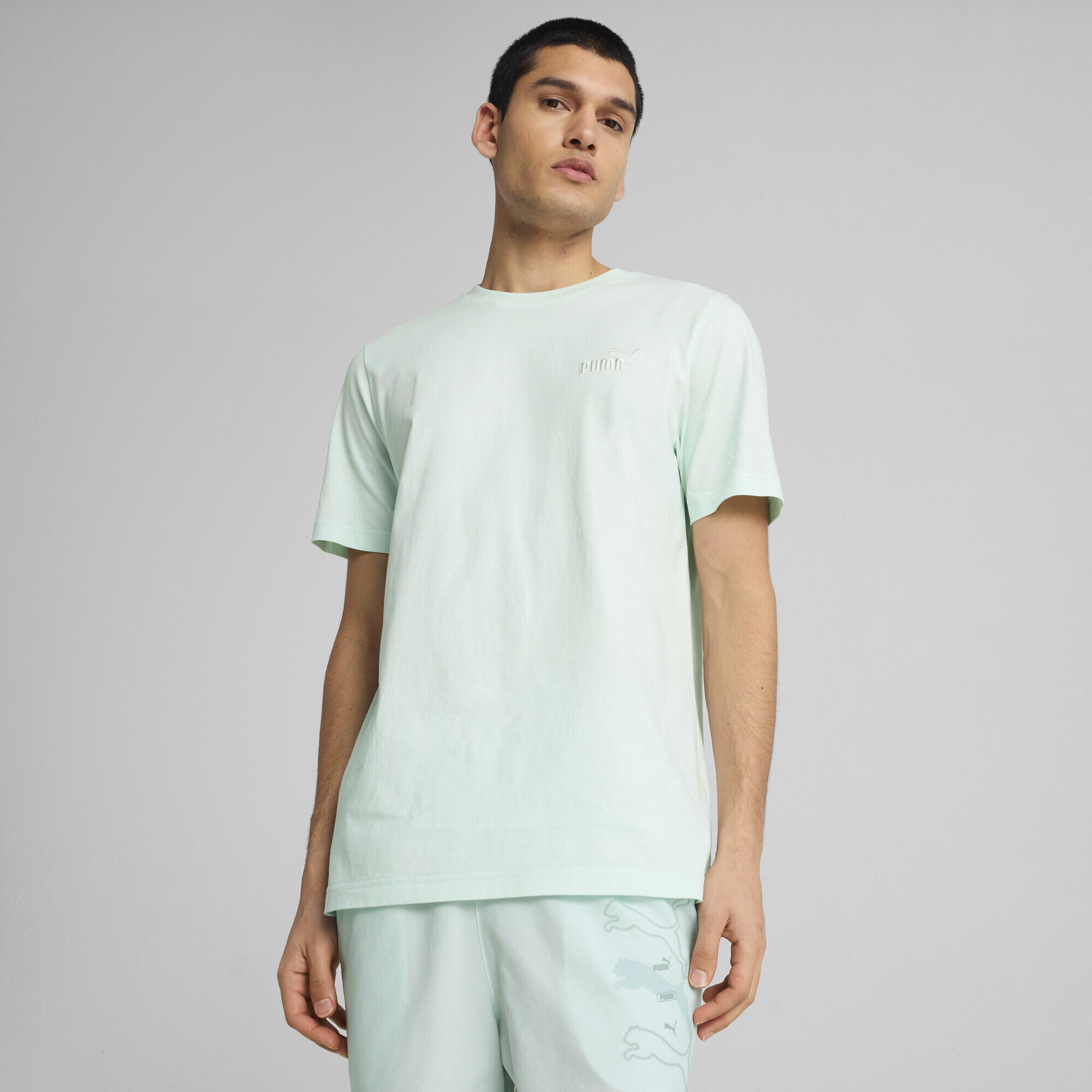 T-shirt à petit logo N° 1 Essentials Homme PUMA Peaceful Blue 2/7