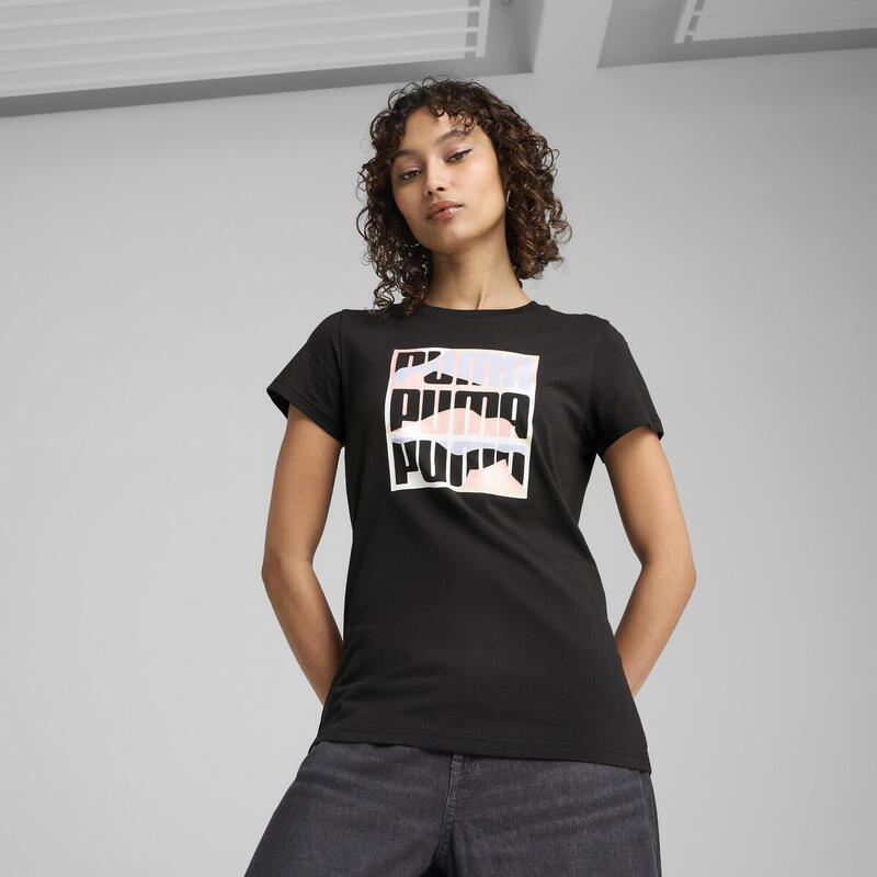 Damska koszulka GRAPHICS Mountain PUMA Black