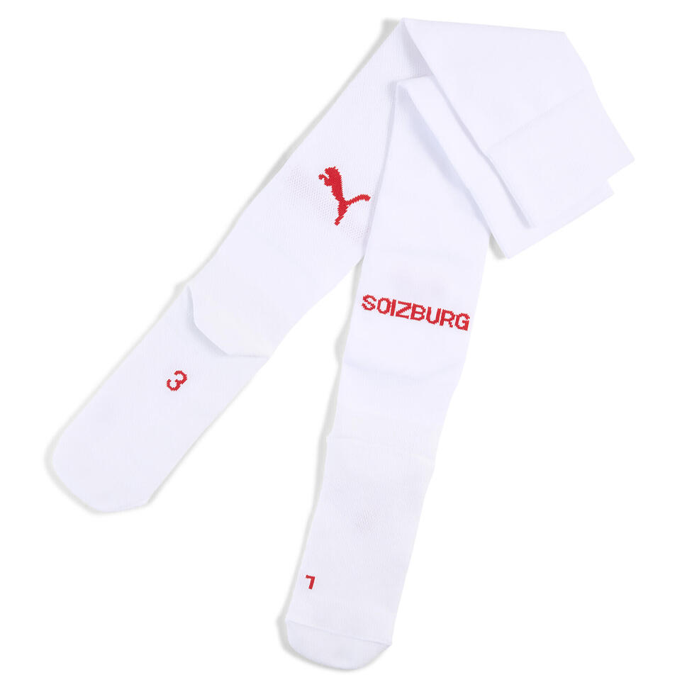 Męskie gładkie skarpety FC Red Bull Salzburg 24/25 PUMA White Red