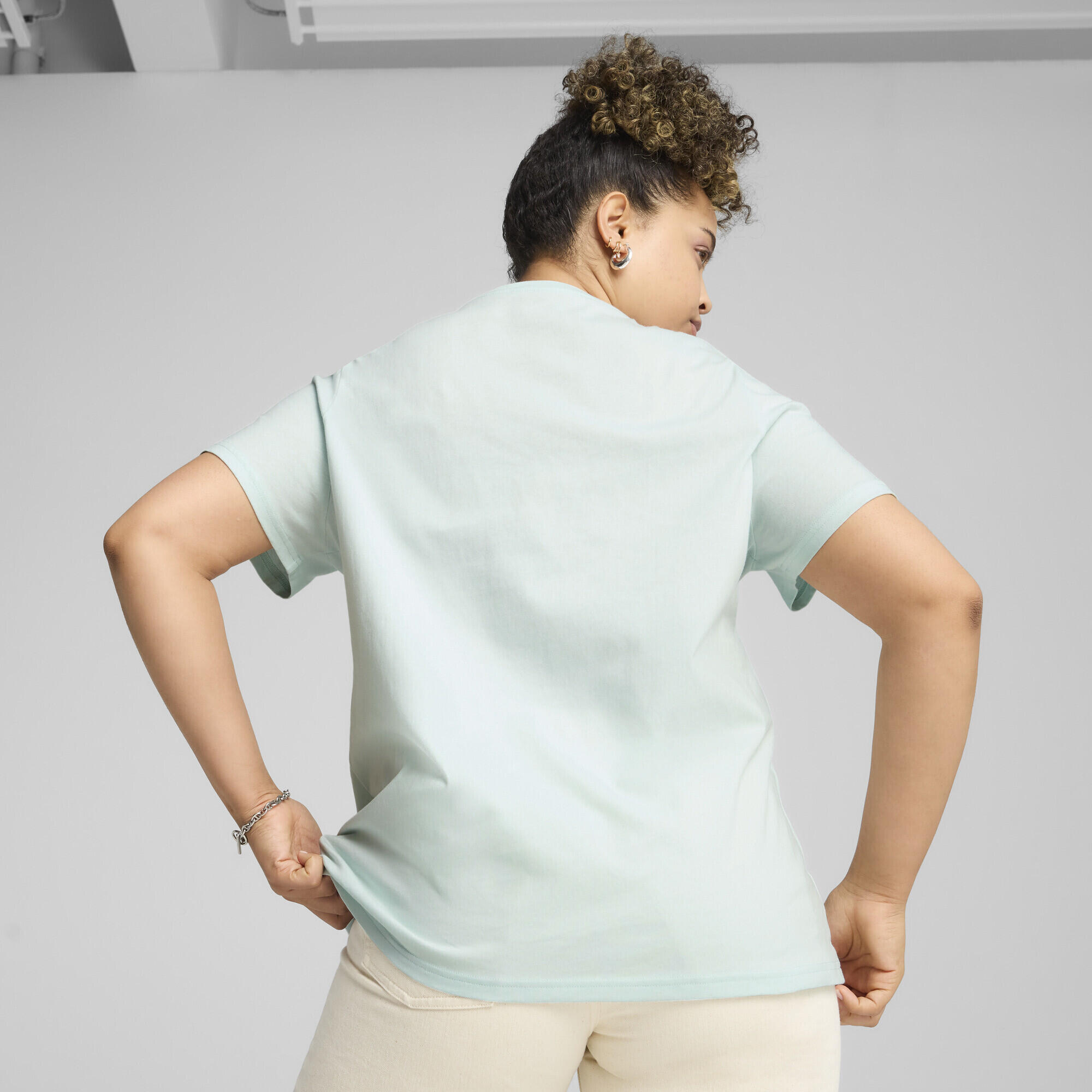T-shirt à logo N° 1 ESS Femme PUMA Peaceful Blue 5/7