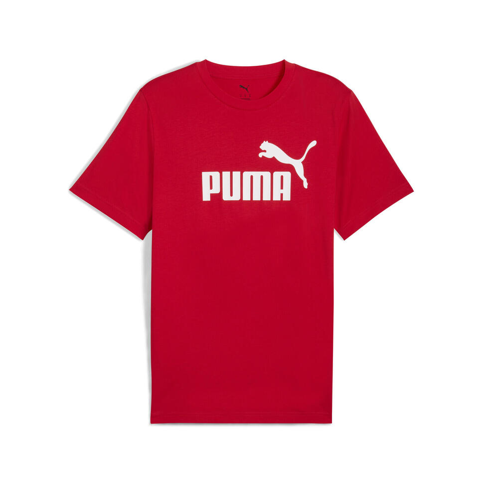 Męska koszulka Essentials z logo No. 1 PUMA For All Time Red
