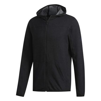 adidas City FLC F/Z HD Sweat à capuche Homme, Noir, Coupe régulière, M