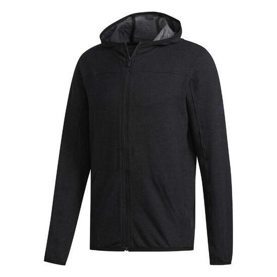 adidas City FLC F/Z HD Sweat à capuche Homme, Noir, Coupe régulière, M