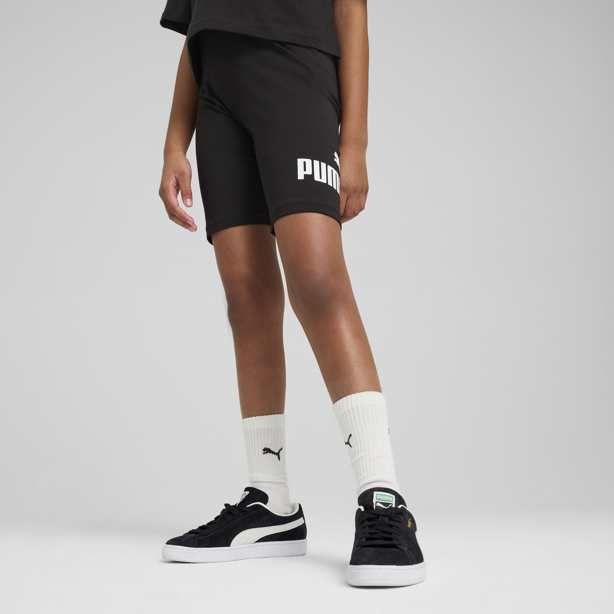 Młodzieżowe krótkie legginsy ESS z logo No. 1 PUMA