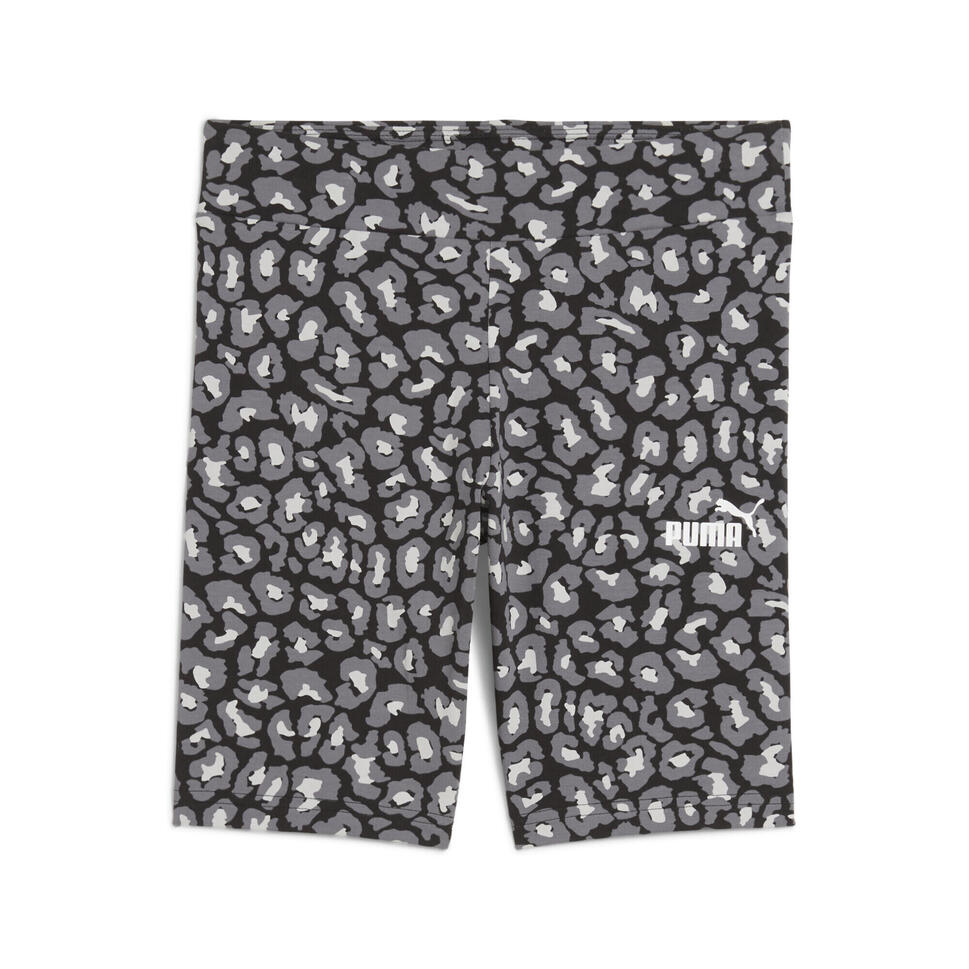 Młodzieżowe krótkie legginsy Essentials Animal PUMA Black
