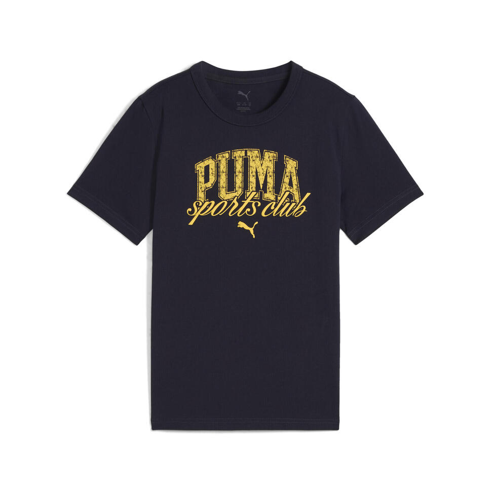 Młodzieżowa koszulka PUMA Class z grafiką PUMA New Navy Blue