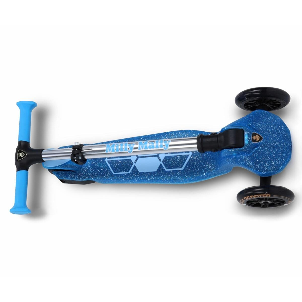 Scooter Jelly bleu roues LED 2/7