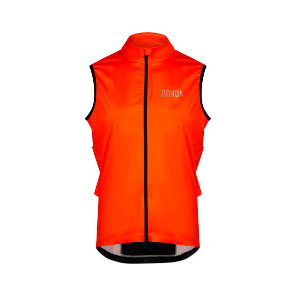 Principal Gilet -  Womens Cycling Gilet - Orange 1/4