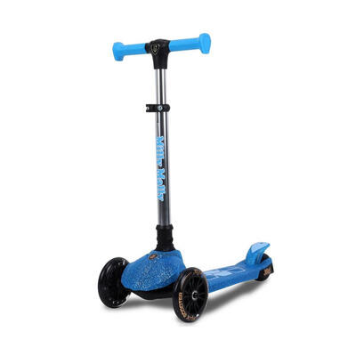Jelly scooter blauwe led wielen