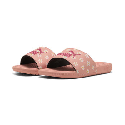 Cool Cat 2.0 Daisies Slides Mädchen PUMA Pink Fruit White Almost Apricot
