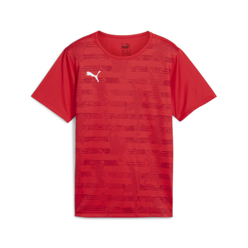 Młodzieżowa koszulka z grafiką individualFINAL PUMA Red